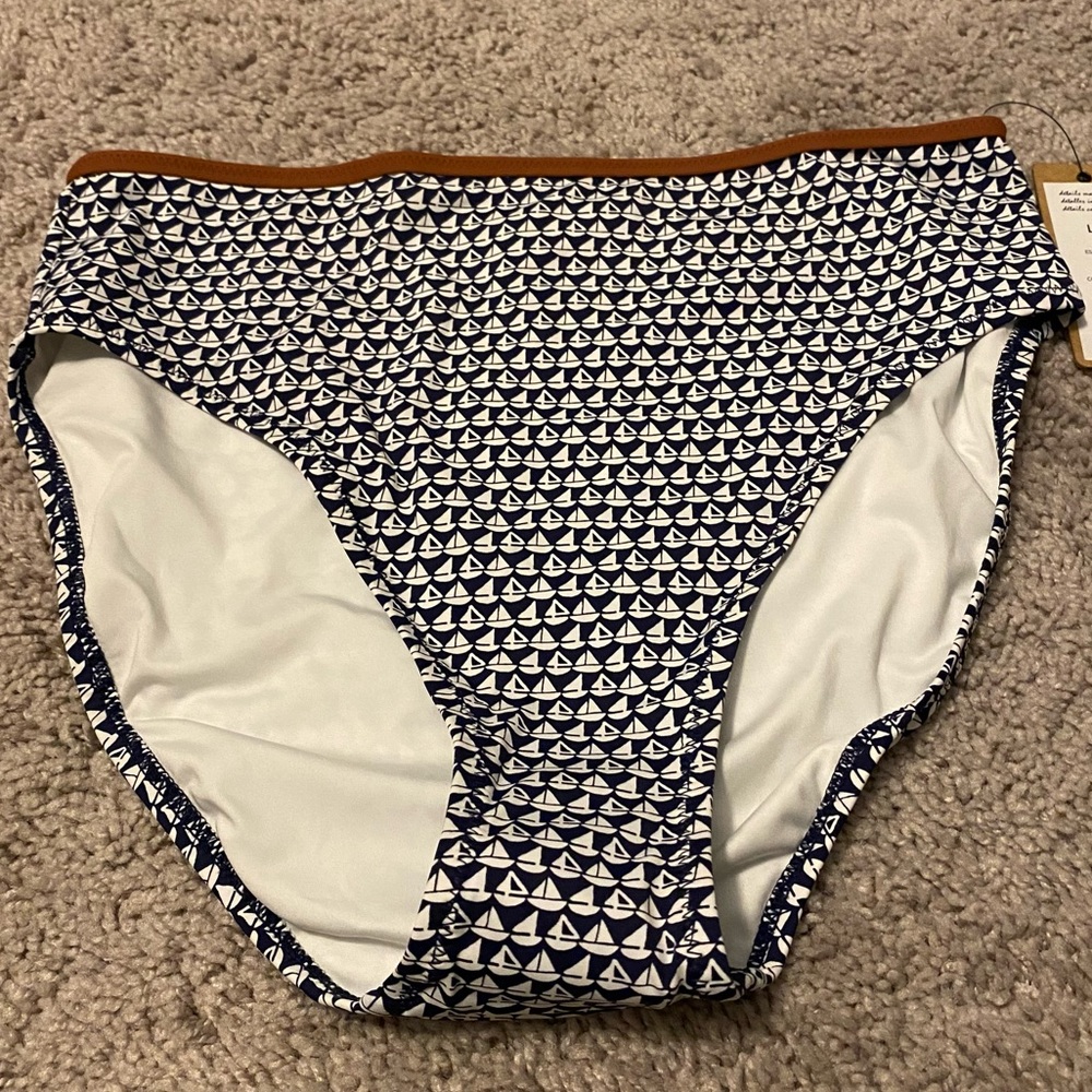NWT Sperry Nautical DeepSea bikini bottoms